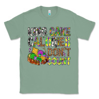Sage King Cake Calories Don't Count Mardi Gras Classic Tee - BundleAndBundleShop