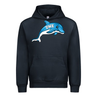 Navy dolphin dwe Urban Hoodie - CowhideDigitalArt