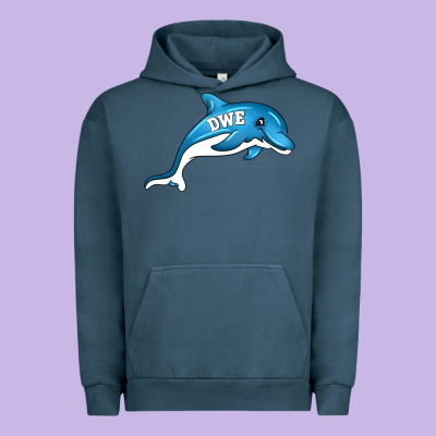 Dolphin Dwe Urban Hoodie Designed By Cowhidedigitalart