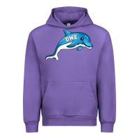Tulip dolphin dwe Urban Hoodie - CowhideDigitalArt