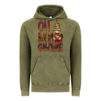 Vintage Olive Oh my gnome Vintage Hoodie - NancyCooperArtShop