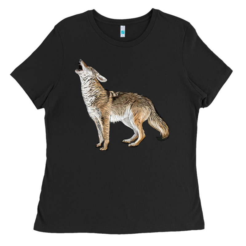 Howling Coyote Ladies Tee by LillyAllenDesigns | Teevron
