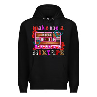 Black make me a mixtape olivia Premium Hoodie - OliviaCreatesArt
