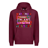 Burgundy make me a mixtape olivia Premium Hoodie - OliviaCreatesArt