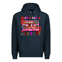 Navy make me a mixtape olivia Premium Hoodie - OliviaCreatesArt