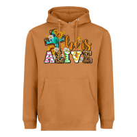 Easter Day He Is Alive With Cross Heavyweight Hoodie | Teevron