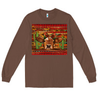 Chestnut western christmas cow tumbler Long Sleeve Tee - Jasminsmagicworld