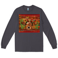 Smoke western christmas cow tumbler Long Sleeve Tee - Jasminsmagicworld