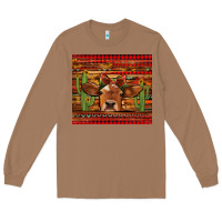 Toasted Coconut western christmas cow tumbler Long Sleeve Tee - Jasminsmagicworld