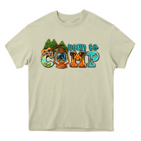 Mossy born to camp with guitar Heavy Core Tee - AdoDesignShop