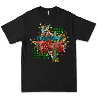 Black western desert christmas texas map Premium Tee - Jasminsmagicworld