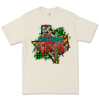 Western Desert Christmas Texas Map Premium Tee | Teevron
