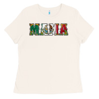 Bone mexican flag mama Ladies Tee - Jasminsmagicworld