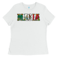 White mexican flag mama Ladies Tee - Jasminsmagicworld