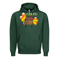 Sports Green candy corn cutie Zipper Hoodie - CowGirlArtShop