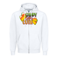 White candy corn cutie Zipper Hoodie - CowGirlArtShop