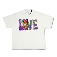 Pistachio Mardi Gras Love With Gnome Urban Heavy Tee - BundleAndBundleShop