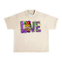 Sandshell Mardi Gras Love With Gnome Urban Heavy Tee - BundleAndBundleShop