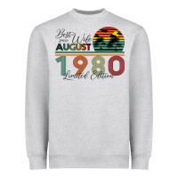 Heather Grey Best Wife Since August 1980 Limited Edition Heavyweight Sweatshirt - Bettercallsaul