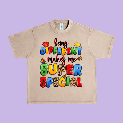 Being Different Makes Me Super Special Urban Heavy Tee Designed By Jahusdesignshop