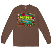 Chestnut mama cita serape background Long Sleeve Tee - BarkalooDesign