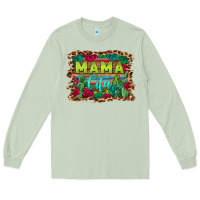 Matcha mama cita serape background Long Sleeve Tee - BarkalooDesign
