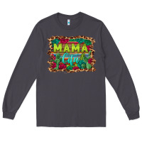 Smoke mama cita serape background Long Sleeve Tee - BarkalooDesign