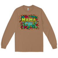 Toasted Coconut mama cita serape background Long Sleeve Tee - BarkalooDesign