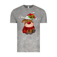 Cloud Rock christmas baby deer Vintage Tee - MaliasSmallBusiness