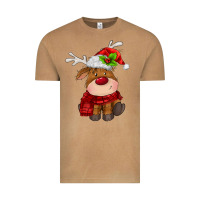 Vintage Camel christmas baby deer Vintage Tee - MaliasSmallBusiness