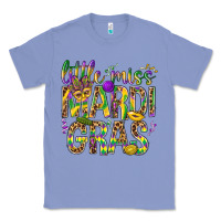 Colony Blue Little miss Mardi Gras Classic Tee - BundleAndBundleShop