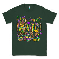 Sports Green Little miss Mardi Gras Classic Tee - BundleAndBundleShop