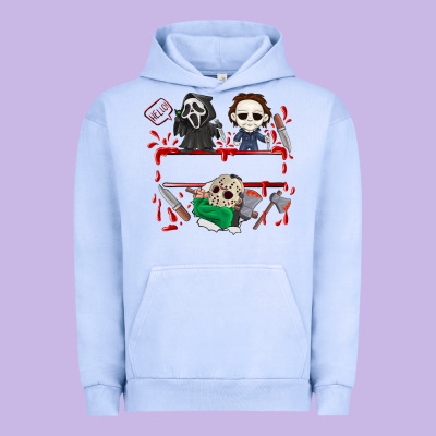 Halloween Urban Hoodie Designed By Cowhidedigitalart