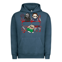 Pigment Midnight Navy halloween Urban Hoodie - CowhideDigitalArt