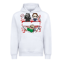 White halloween Urban Hoodie - CowhideDigitalArt