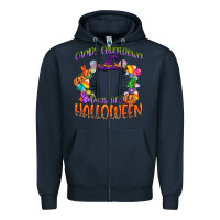 Navy candy countdown days till halloween Zipper Hoodie - CowGirlArtShop