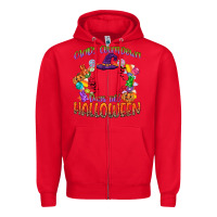 Red candy countdown days till halloween Zipper Hoodie - CowGirlArtShop
