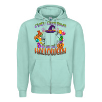 Seafoam candy countdown days till halloween Zipper Hoodie - CowGirlArtShop