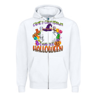 White candy countdown days till halloween Zipper Hoodie - CowGirlArtShop