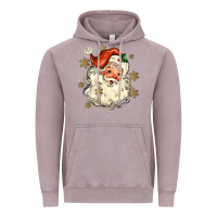 Vintage Zinc Christmas Santa Vintage Hoodie - MaliasSmallBusiness