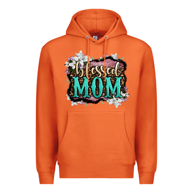 Blessed Mom Premium Hoodie by OliviaCreatesArt | Teevron