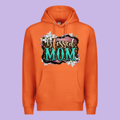 Blessed Mom Premium Hoodie Designed By Oliviacreatesart