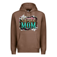 Chestnut blessed mom Premium Hoodie - OliviaCreatesArt