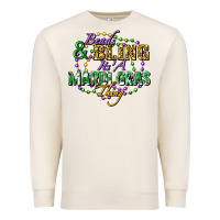 Sandshell Beads and bling it's' a Mardi Gras thing Premium Sweatshirt - FaDigitalArtStudio
