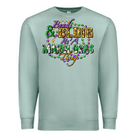 Seafoam Beads and bling it's' a Mardi Gras thing Premium Sweatshirt - FaDigitalArtStudio