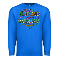 True Royal Beads and bling it's' a Mardi Gras thing Premium Sweatshirt - FaDigitalArtStudio