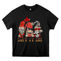 Black let it be ladybug gnomies Heavy Core Tee - BarkalooDesign