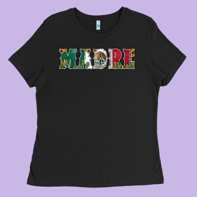 Mexican Flag Madre Ladies Tee Designed By Jasminsmagicworld