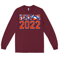 Burgundy senior volleyball custom Long Sleeve Tee - Jasminsmagicworld