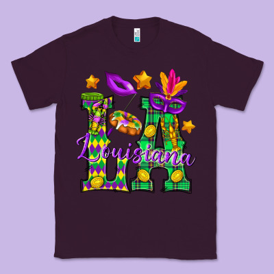 Louisiana Classic Tee Designed By Bundleandbundleshop